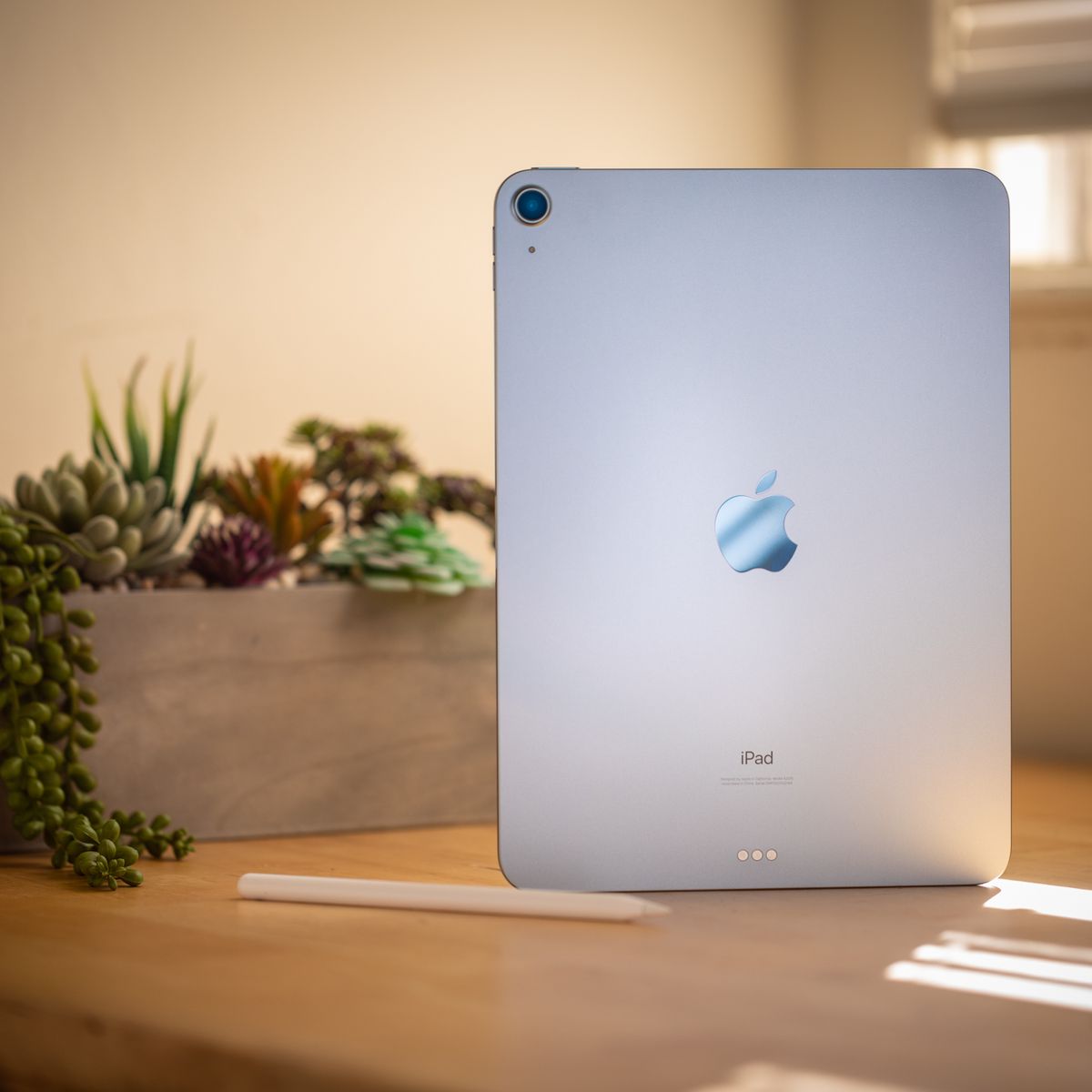 The 2020 iPad Air in blue